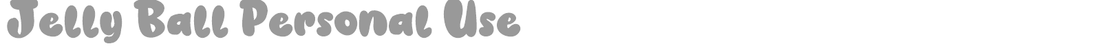 Jelly Ball font preview